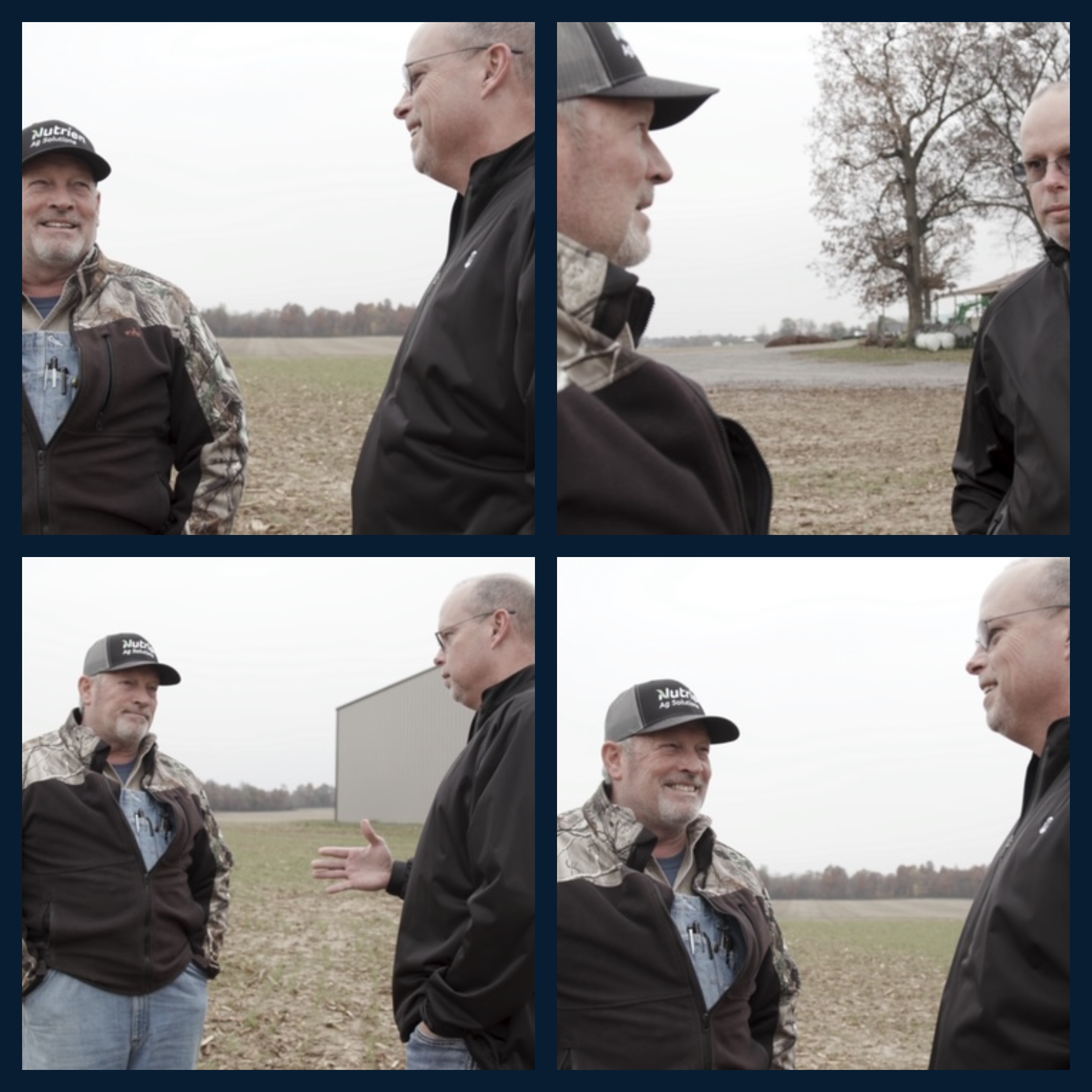 Jerry Holloway of Holloway Grain & Tobacco Farms talks with Armor Seed